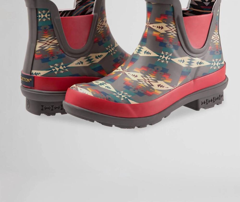 NEW PENDLETON women's tucson rain boots in grey chelsea - Picture 6 of 6